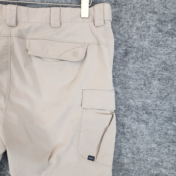 5.11 Tactical Series Cargo‎ Pants Mens Size 38W 29L Beige Work Utility Outdoor - Picture 6 of 16